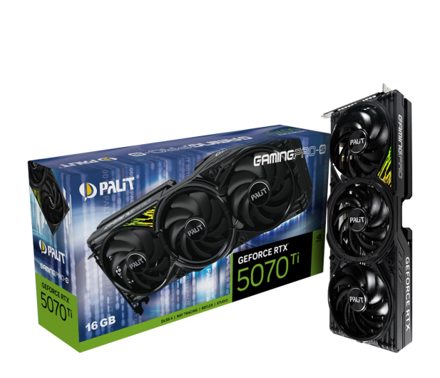 PALIT GeForce RTX 5070 Ti GamingPro-S 16GB GDDR7 - 1335477 - zdjęcie